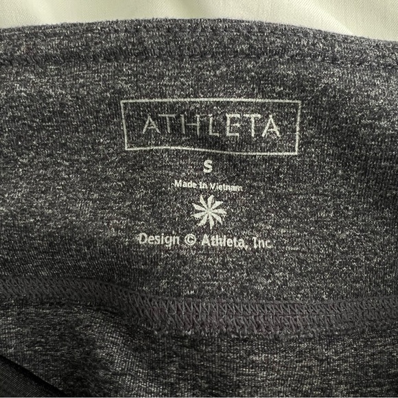 Athleta‎ Bettona Classic Flare Leggings in Heather Gray Y2K comfy Athleisure - Picture 4 of 7